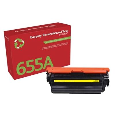 Xerox Everyday tonercartridge voor HP 655A (CF452A), geel Xerox Everyday tonercartridge voor HP 655A (CF452A), geel