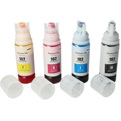 vhbw Navulinkt compatibel met Epson L6190 printer Dye Cyaan, Dye Magenta, Dye Black, Dye Yellow, 280 ml vhbw Navulinkt compatibel met Epson L6190 printer Dye Cyaan, Dye Magenta, Dye Black, Dye Yellow, 280 ml