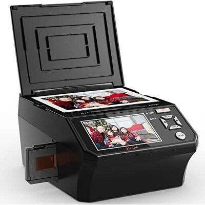 Kedok HD 22 MP Foto & Slides & Negatieven Scanner 35 mm, 110 Films/Foto's Multifunctionele Scanner, met Groot 5" LCD-scherm, Converteer Foto's naar Digitale JPG-bestanden Kedok HD 22 MP Foto & Slides & Negatieven Scanner 35 mm, 110 Films/Foto's Multifunctionele Scanner, met Groot 5" LCD-scherm, Converteer Foto's naar Digitale JPG-bestanden