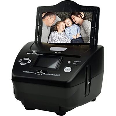 YXJPP Negatieve diavoorstelling/scanner, dia-scanner, werkt met verschillende soorten films en dia's, converteert 35 mm 135 110 126/dia's/negatieven naar digitale JPG-foto's YXJPP Negatieve diavoorstelling/scanner, dia-scanner, werkt met verschillende soorten films en dia's, converteert 35 mm 135 110 126/dia's/negatieven naar digitale JPG-foto's