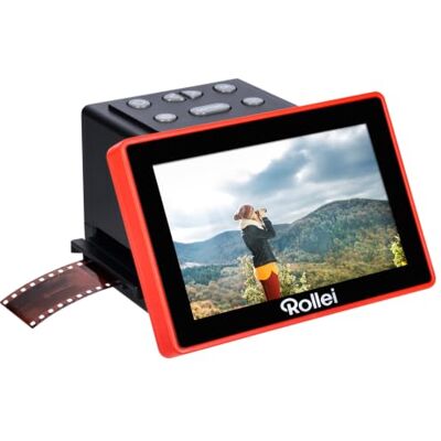Rollei Dia-Film DF-S 1300 SE 13 megapixel mulit scanner met 5 inch TFT LCD-kleurendisplay voor dia's en negatieven, ideaal voor het scannen van foto's en dia's Rollei Dia-Film DF-S 1300 SE 13 megapixel mulit scanner met 5 inch TFT LCD-kleurendisplay voor dia's en negatieven, ideaal voor het scannen van foto's en dia's