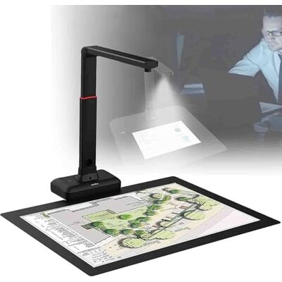 PixCy A2 Overhead Document Scanner, Hoge Resolutie 23mp,Ingebouwde Hoge Helderheid LED-Licht,Automatische Afvlakking En Vingerafdrukverwijderingstechnologieën PixCy A2 Overhead Document Scanner, Hoge Resolutie 23mp,Ingebouwde Hoge Helderheid LED-Licht,Automatische Afvlakking En Vingerafdrukverwijderingstechnologieën