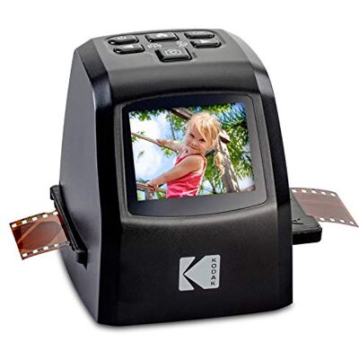 Kodak Mini digitale film- en dia-scanner – zet negatieven en filmdia's 35 mm, 126, 110, Super 8 en 8 mm om in 22 MP JPEG-afbeeldingen – inclusief – 2,4 LCD-display Kodak Mini digitale film- en dia-scanner – zet negatieven en filmdia's 35 mm, 126, 110, Super 8 en 8 mm om in 22 MP JPEG-afbeeldingen – inclusief – 2,4 LCD-display