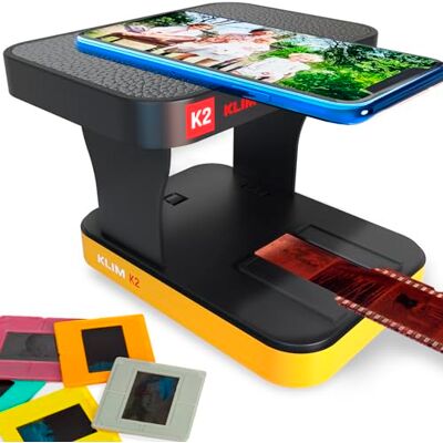 KLIM K2 35 mm mobiele filmscanner + positieve en negatieve diascanner + fotoscanner + dia-scanner + je eigen ontwikkelingsstation thuis + KLIM K2 35 mm mobiele filmscanner + positieve en negatieve diascanner + fotoscanner + dia-scanner + je eigen ontwikkelingsstation thuis +