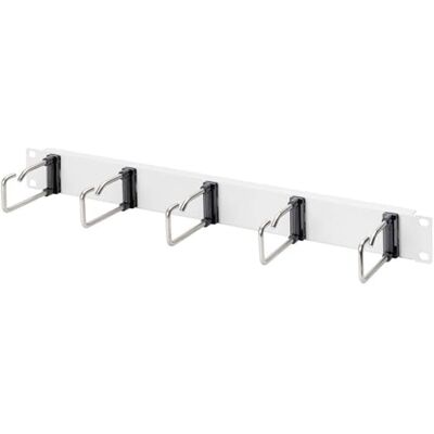 Digitus Kabelopbergpaneel 1UH 5 geleidingsbeugels 40 x 75 mm 19 inch voor netwerkkabels en netwerkkabels grijs Digitus Kabelopbergpaneel 1UH 5 geleidingsbeugels 40 x 75 mm 19 inch voor netwerkkabels en netwerkkabels grijs