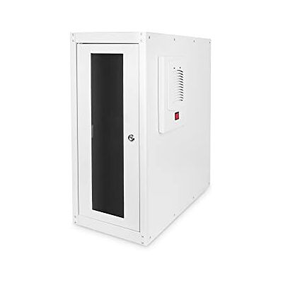 Digitus PC-kast, IP54, afsluitbaar, vrijstaande kast, binnenafmetingen: 575 x 250 x 550 mm, actieve ventilatie, grijs Digitus PC-kast, IP54, afsluitbaar, vrijstaande kast, binnenafmetingen: 575 x 250 x 550 mm, actieve ventilatie, grijs