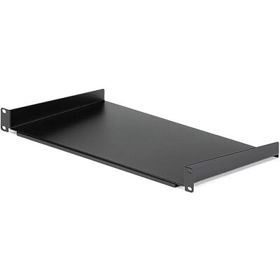 StarTech .com Vast rek 1U voor montage in serverrek, universele lade van staal, 25,4 cm diep voor 19 inch audio-/netwerkapparatuur rack draagvermogen 20 kg, zwart (CABSHELF1U10) StarTech .com Vast rek 1U voor montage in serverrek, universele lade van staal, 25,4 cm diep voor 19 inch audio-/netwerkapparatuur rack draagvermogen 20 kg, zwart (CABSHELF1U10)