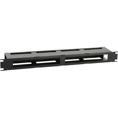 Logon Lanview 1U 19" R TYPE KABEL MANAGEMENT PANEL MET COVER ZWART Logon Lanview 1U 19" R TYPE KABEL MANAGEMENT PANEL MET COVER ZWART