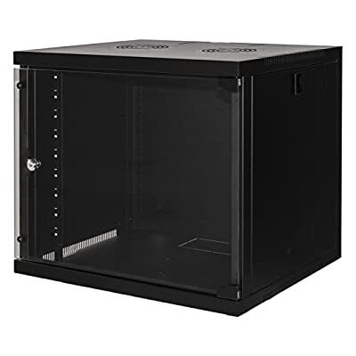 LINK LK1909UN Rackkast 19" 9 wandunit voor netwerken (A) 485 x (L) 540 x (D) 450 mm, zwart LINK LK1909UN Rackkast 19" 9 wandunit voor netwerken (A) 485 x (L) 540 x (D) 450 mm, zwart