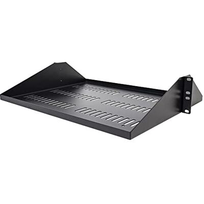 StarTech .com Rek 19 inch 2U – rackbare universele plaat, geventileerd, rek, open bakken, 19 inch – opslag voor rek – max. 91 kg – diepte 35 cm (14 inch) – zwart (SHELF-2U-14-center-V) StarTech .com Rek 19 inch 2U – rackbare universele plaat, geventileerd, rek, open bakken, 19 inch – opslag voor rek – max. 91 kg – diepte 35 cm (14 inch) – zwart (SHELF-2U-14-center-V)