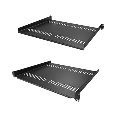 StarTech . com 2 stuks 1U rek voor serverrek, geventileerd Cantilever-rek, voor 19 inch kast, 20 kg, diepte 40 cm StarTech . com 2 stuks 1U rek voor serverrek, geventileerd Cantilever-rek, voor 19 inch kast, 20 kg, diepte 40 cm