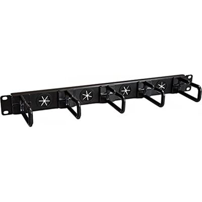 StarTech .com Kabelbeheer voor 1U 19" Server Rack D-ring haak Horizontaal bedradingspaneel Kabelorganizer Patchpaneel (CABLMANAGERH) StarTech .com Kabelbeheer voor 1U 19" Server Rack D-ring haak Horizontaal bedradingspaneel Kabelorganizer Patchpaneel (CABLMANAGERH)