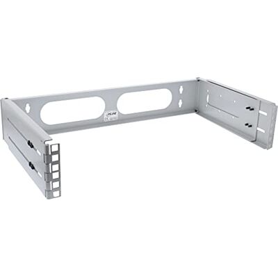 InLine Wandrek 2U voor wandmontage grijs 24-40 cm InLine Wandrek 2U voor wandmontage grijs 24-40 cm
