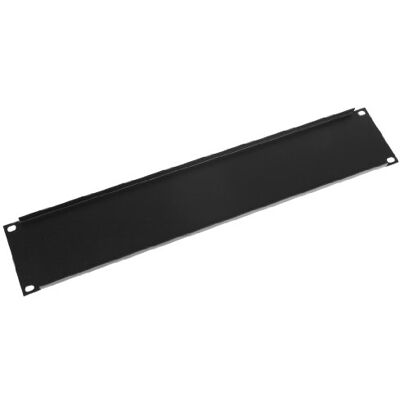 Adam Hall 19" Parts 87222 STL blinde plaat 2 U voor 19 inch rack, staal, U-profiel Adam Hall 19" Parts 87222 STL blinde plaat 2 U voor 19 inch rack, staal, U-profiel