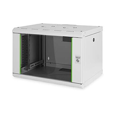 Digitus Netwerkkast 19 inch rack 7U 600 mm x 450 mm (B x D) nuttige diepte 370 mm wandmontage draagvermogen 100 kg glazen deur IP20 enkele serie grijs Digitus Netwerkkast 19 inch rack 7U 600 mm x 450 mm (B x D) nuttige diepte 370 mm wandmontage draagvermogen 100 kg glazen deur IP20 enkele serie grijs