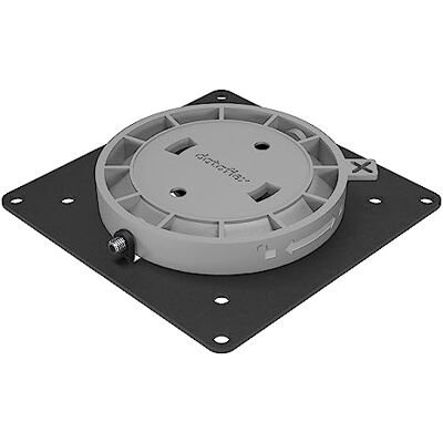 Dataflex 48.903 computerstandaard, metaal, 11 x 11 x 1,6 cm, zwart/grijs Dataflex 48.903 computerstandaard, metaal, 11 x 11 x 1,6 cm, zwart/grijs
