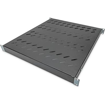 Digitus Tablet variabele diepte voor vaste montage 19 inch 1U draagvermogen 50 kg voor netwerk- en serverkasten vanaf 600 mm kastdiepte 1U zwart Digitus Tablet variabele diepte voor vaste montage 19 inch 1U draagvermogen 50 kg voor netwerk- en serverkasten vanaf 600 mm kastdiepte 1U zwart