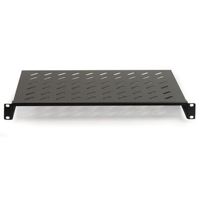LINK Kastrek 19 inch, 1 eenheid diepte 300 mm (universeel), 2 bevestigingen (voor), kleur zwart LINK Kastrek 19 inch, 1 eenheid diepte 300 mm (universeel), 2 bevestigingen (voor), kleur zwart