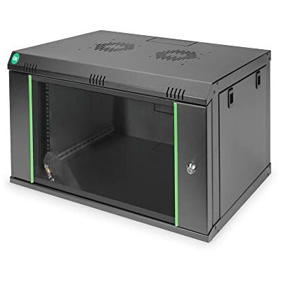 Digitus Netwerkkast 19 inch Rack 7 HE wandmontage 450 mm diepte draagvermogen 60 kg Dynamic Basic Serie Zwart Digitus Netwerkkast 19 inch Rack 7 HE wandmontage 450 mm diepte draagvermogen 60 kg Dynamic Basic Serie Zwart