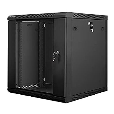 Lanberg Rackkasten Wall-Mounted Rack 19 inch demounted Flat Pack 12U/600x600mm Zwart Lanberg Rackkasten Wall-Mounted Rack 19 inch demounted Flat Pack 12U/600x600mm Zwart