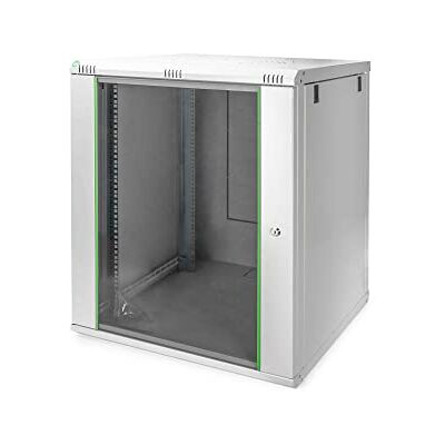 Digitus Dynamic Basic Netwerkkast, 19 inch, 16 H, wandmontage, 600 mm diepte, draagvermogen 60 kg, glazen deur, grijs Digitus Dynamic Basic Netwerkkast, 19 inch, 16 H, wandmontage, 600 mm diepte, draagvermogen 60 kg, glazen deur, grijs