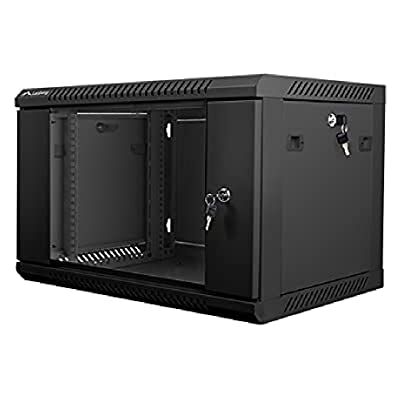 Lanberg WF01-6406-10B rack 6U Wandrek Zwart Lanberg WF01-6406-10B rack 6U Wandrek Zwart