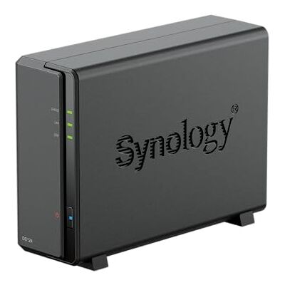 Synology DS124 1-bay NAS-station (Realtek RTD1619B 4 Core 1,7 GHz, 1 GB DDR4 RAM 1 x RJ-45 1GbE), 4 TB met 1 x HAT3300-4T Synology DS124 1-bay NAS-station (Realtek RTD1619B 4 Core 1,7 GHz, 1 GB DDR4 RAM 1 x RJ-45 1GbE), 4 TB met 1 x HAT3300-4T