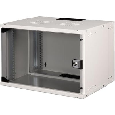 Digitus Netwerkkast, 19 inch rack 7 UH, niet gemonteerd, wandmontage Diepte 400 mm, nuttige diepte 32 mm, wandmontage, belastbaar tot 60 kg, glazen deur Digitus Netwerkkast, 19 inch rack 7 UH, niet gemonteerd, wandmontage Diepte 400 mm, nuttige diepte 32 mm, wandmontage, belastbaar tot 60 kg, glazen deur