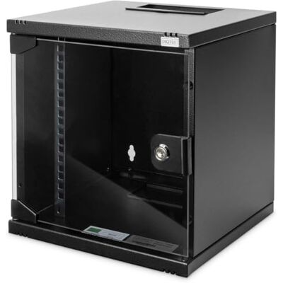 Digitus 25,4 cm set, 6 UH SOHO-serie, zwart, tablet, stekkerdoos Netwerkkast, rek, stekkerdoos, patchpaneel, 8 poorten, gigabit switch, 8 poorten, 10 x Cat 6 netwerkkabels Digitus 25,4 cm set, 6 UH SOHO-serie, zwart, tablet, stekkerdoos Netwerkkast, rek, stekkerdoos, patchpaneel, 8 poorten, gigabit switch, 8 poorten, 10 x Cat 6 netwerkkabels