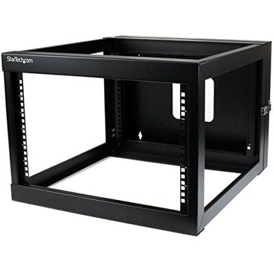 StarTech .com Rack 6U 22 serverkast Open wandbox met bevestigingen en scharnieren (RK619WALLOH) StarTech .com Rack 6U 22 serverkast Open wandbox met bevestigingen en scharnieren (RK619WALLOH)
