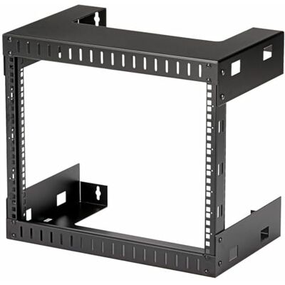 StarTech . com 8U wandrek met 2 stijlen, 19 inch open frame server rack, 12 inch diepte, wanddata rack voor IT/AV/patchpaneel Inclusief moer en kooischroef (RK812WALLO) StarTech . com 8U wandrek met 2 stijlen, 19 inch open frame server rack, 12 inch diepte, wanddata rack voor IT/AV/patchpaneel Inclusief moer en kooischroef (RK812WALLO)