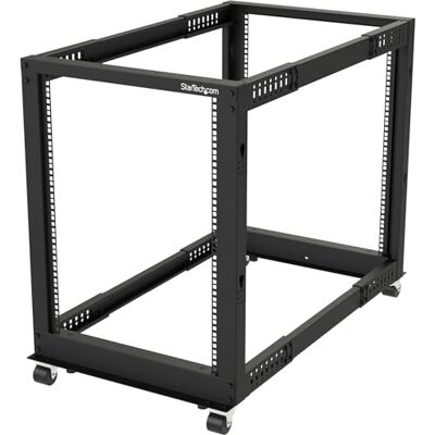 StarTech . com Mobiele serverrek 15U 4-polig, 19 inch 4-polige netwerkrek met wielen, rack met verstelbare diepte voor pc/AV/IT wielen/nivelleringsvoeten/vloerbevestiging (4POSTRACK15U) StarTech . com Mobiele serverrek 15U 4-polig, 19 inch 4-polige netwerkrek met wielen, rack met verstelbare diepte voor pc/AV/IT wielen/nivelleringsvoeten/vloerbevestiging (4POSTRACK15U)