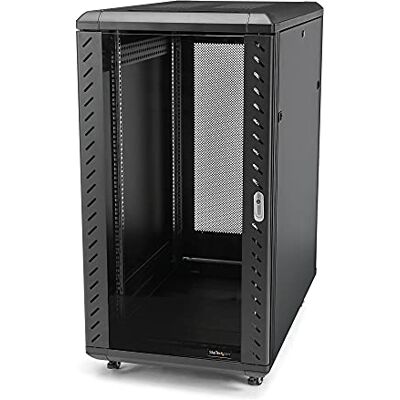 StarTech .com 32U Server Rackkast met 4 Polen, 19" Rackkast voor IT- en netwerkapparatuur, met verstelbare montagerails StarTech .com 32U Server Rackkast met 4 Polen, 19" Rackkast voor IT- en netwerkapparatuur, met verstelbare montagerails