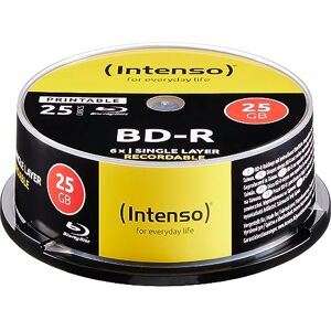 Intenso Blu-Ray 25 stuks taartdozen 25 GB snelheid 6X bedrukbaar Intenso Blu-Ray 25 stuks taartdozen 25 GB snelheid 6X bedrukbaar