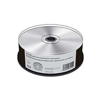 MediaRange BD-R 25 GB 6 schrijfsnelheden onbedrukt zilver/blanco volledig metallic MediaRange BD-R 25 GB 6 schrijfsnelheden onbedrukt zilver/blanco volledig metallic