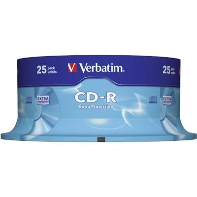 Verbatim (43432): CD-R 52 x 25 pack: Optical Media Verbatim (43432): CD-R 52 x 25 pack: Optical Media