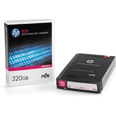 HP Q2041A RDX verwijderbare schijfcartridge 320 GB HP Q2041A RDX verwijderbare schijfcartridge 320 GB