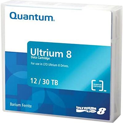 Quantum Ultrium LTO 8 3343204 Datacartridge 12 TB Native / 30 TB compressie 2,5:1, zwart Quantum Ultrium LTO 8 3343204 Datacartridge 12 TB Native / 30 TB compressie 2,5:1, zwart