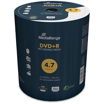 MediaRange MR443 100 DVD+R 4,7 GB (16 x Speed MediaRange MR443 100 DVD+R 4,7 GB (16 x Speed