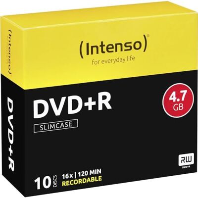 Intenso DVD + R 4,7 GB snelheid, 1 8 x resistent, krasbestendig, uitwerpbehuizing "Kick Out Case Single Version", 5 stuks Intenso DVD + R 4,7 GB snelheid, 1 8 x resistent, krasbestendig, uitwerpbehuizing "Kick Out Case Single Version", 5 stuks