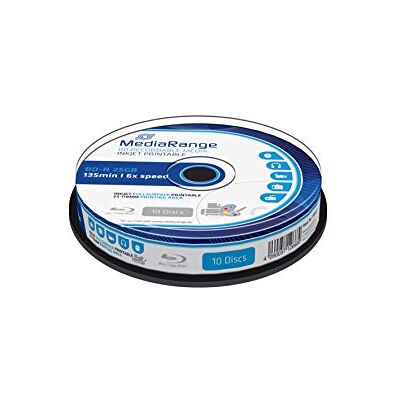 MediaRange BD-R 10 stuks taartdozen 25 GB MediaRange BD-R 10 stuks taartdozen 25 GB