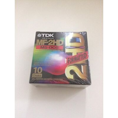 TDK 10 disketten 1,44 MB PC MF-2HDIF10ED TDK 10 disketten 1,44 MB PC MF-2HDIF10ED