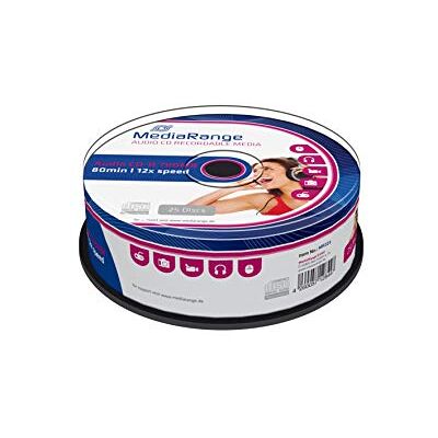 MediaRange CD-R Blanco CD 48 x Speed 80 minuten 25 stuks MediaRange CD-R Blanco CD 48 x Speed 80 minuten 25 stuks