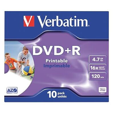 Verbatim DataLifePlus DVD+R, 10 x 4,7 GB Verbatim DataLifePlus DVD+R, 10 x 4,7 GB