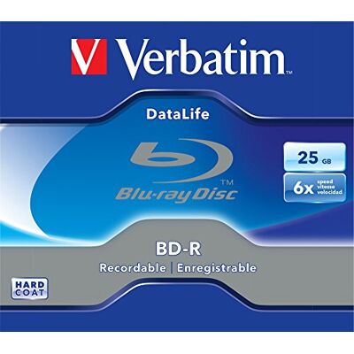Verbatim DataLife BD-R BD-R 25 GB, 1 stuk, Blu-Ray (BD-R, 120 mm, 25 GB, 6 stuks, sieradenkoffer, 1 stuk) Verbatim DataLife BD-R BD-R 25 GB, 1 stuk, Blu-Ray (BD-R, 120 mm, 25 GB, 6 stuks, sieradenkoffer, 1 stuk)