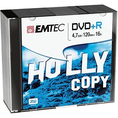 EMTEC DVD + R 16 x 4,7 GB, dun EMTEC DVD + R 16 x 4,7 GB, dun