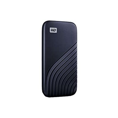 Western Digital WD My Passport SSD 500 GB externe SSD harde schijf met NVMe-technologie, USB-C leessnelheid, tot 1050 MB/s leessnelheid en tot 1000 MB/s schrijfsnelheid, nachtblauw Western Digital WD My Passport SSD 500 GB externe SSD harde schijf met NVMe-technologie, USB-C leessnelheid, tot 1050 MB/s leessnelheid en tot 1000 MB/s schrijfsnelheid, nachtblauw