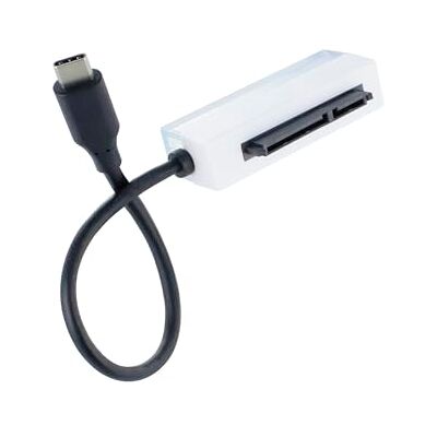 Integral USB-C naar SATA III SSD adapter met kabel, 2,5 inch SATA naar USB Type-C harde schijf, compatibel met SATA I/II/III HDD en 2,5 inch SSD, sluit je SATA III harde schijf aan op je Mac Integral USB-C naar SATA III SSD adapter met kabel, 2,5 inch SATA naar USB Type-C harde schijf, compatibel met SATA I/II/III HDD en 2,5 inch SSD, sluit je SATA III harde schijf aan op je Mac