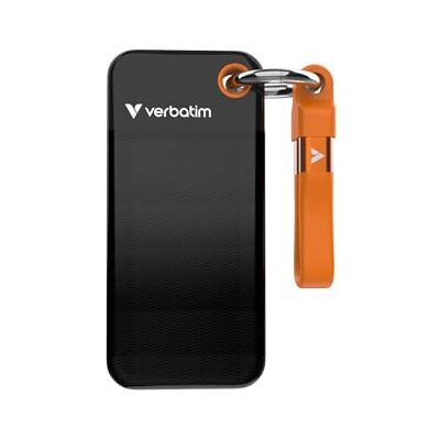 Verbatim Pocket SSD 1 TB (externe NVMe SSD, USB 3.2 Gen 2, tot 1000 MB/s lezen en schrijven, draagbare harde schijf voor Mac, pc en gameconsole, zwart/oranje) Verbatim Pocket SSD 1 TB (externe NVMe SSD, USB 3.2 Gen 2, tot 1000 MB/s lezen en schrijven, draagbare harde schijf voor Mac, pc en gameconsole, zwart/oranje)