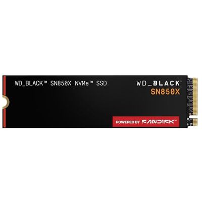 SanDisk WD_BLACK SN850X Gen4 M.2 2280 PCIe Gen4 NVMe 1 Tb SSD-geheugen voor games tot 7300MB/s SanDisk WD_BLACK SN850X Gen4 M.2 2280 PCIe Gen4 NVMe 1 Tb SSD-geheugen voor games tot 7300MB/s